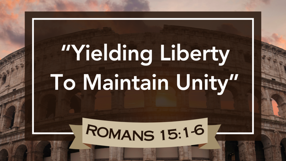 Yielding Liberty to Maintain Unity