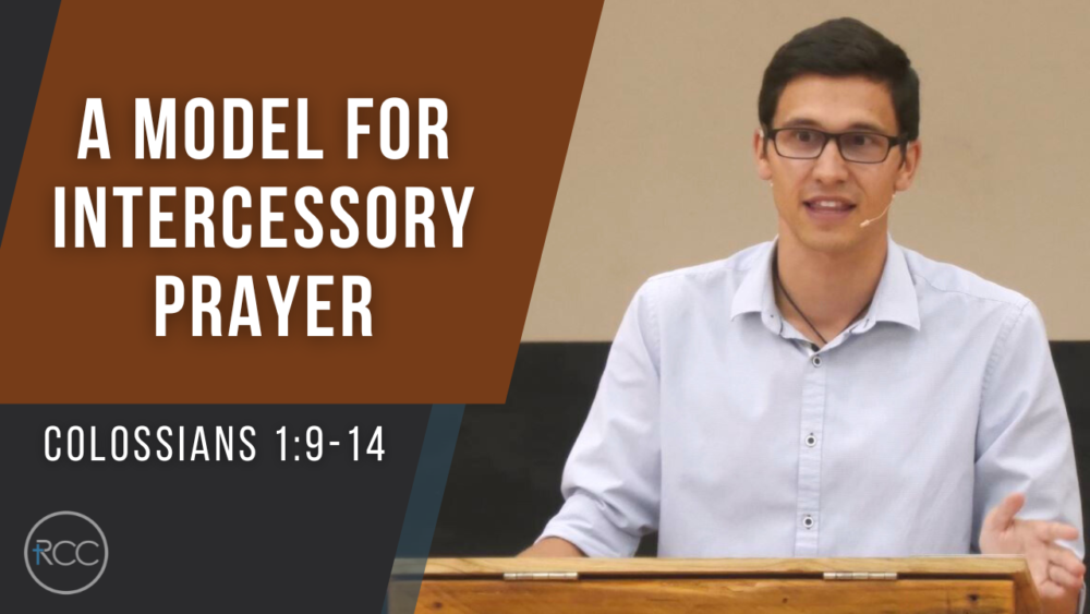 A Model for Intercessory Prayer Image
