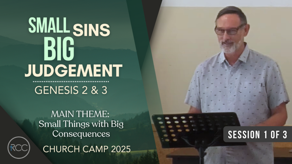 Small Sins - Big Judgement